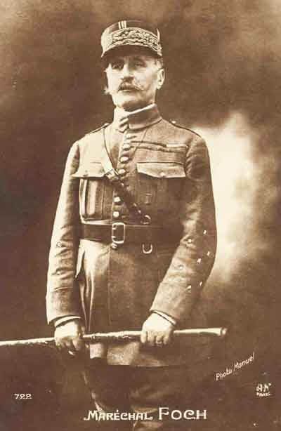 Последний участник первой мировой войны. Маршал фош генерал. Фош Маршал Франции.