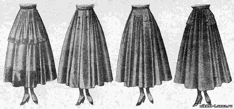 Первые юбки